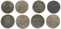 lot 4 monety, Warszawa, 10 groszy 1812 I.B. 10 g