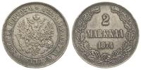 2 marki 1874 / S, Helsinki, patyna