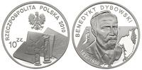 10 złotych 2010, Benedykt Dybowski, moneta w ide