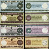 zestaw 1, 5, 10 i 50 centów 1.10.1979, serie HL,