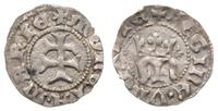 denar 1386-1387, Buda, Aw: Podwójny krzyż, MONET