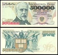 500.000 złotych 16.11.1993, seria U, minimalne u