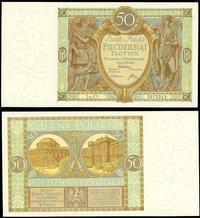 50 złotych 1.09.1929, Seria EY. 3072243, piękne,