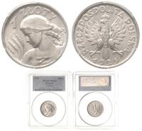 1 złoty 1925, Londyn, Głowa Kobiety, moneta w pu