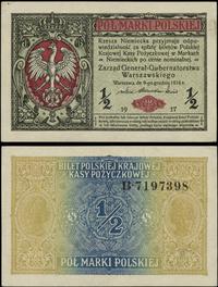 1/2 marki polskiej 09.12.1916, "Generał", seria 