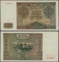 100 złotych 1.08.1941, seria D, numeracja 168220