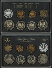 rocznikowy zestaw monet obiegowych 1988, Warszaw