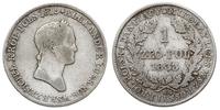 1 złoty 1833, Warszawa, rzadszy rocznik, Plage 7