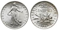 50 centymów 1918, srebro, pięknie zachowane, dos