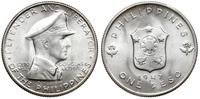 1 peso 1947 S, Gen. Douglas Mac Arthur, srebro "