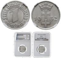 1 gulden 1932, Berlin, moneta w pudełku NGC z ce