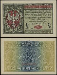 1/2 marki polskiej 9.12.1916, "jenerał...", seri