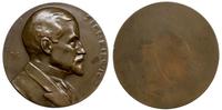 medal jednostronny z 1915 roku z sygnaturą - Lew
