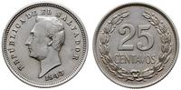 25 centavos 1943, srebro "900" 7.34 g, KM 136