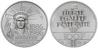 100 franków 1986, 100 lat Statuy Wolności "PIEDF