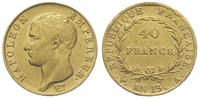 40 franków AN 13 (1804-5) / A, Paryż, złoto 12.8