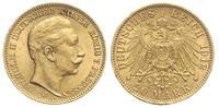 20 marek 1912 / J, Hamburg, złoto 7.96 g, nieco 