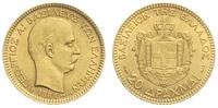 20 drachm 1884/A, Paryż, złoto 6.42 g, Fr. 18