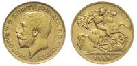 1/2 funta 1913, Londyn, złoto 3.97 g, Sear 3996