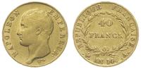 40 franków AN 14/A (1805), Paryż, złoto 12.80 g,
