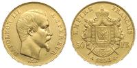 50 franków 1858 / A, Paryż, złoto 16.10 g, Fr. 5