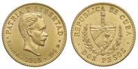 2 peso 1916, złoto 3.33 g, Fr. 6