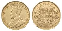 5 dolarów 1912, Ottawa, złoto 8.32 g, niewielkie