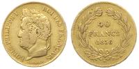 40 franków 1836/A, Paryż, złoto 12.79 g, Gadoury