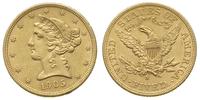 5 dolarów 1905/S, San Francisco, złoto 8.35 g