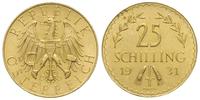 25 szylingów 1931, Wiedeń, złoto 5.87 g