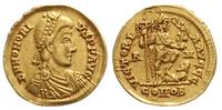 solidus 404-408, Rzym, Aw: Popiersie cesarza w p
