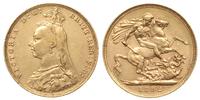 funt 1892, Londyn, złoto 7.95 g