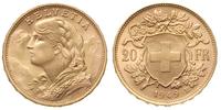 20 franków 1949, Berno, typ Vreneli, złoto 6.45 