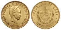 5 peso 1915, złoto 8.36 g, Fr. 4