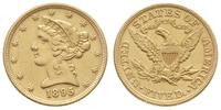 5 dolarów 1895, Filadelfia, złoto 8.31 g