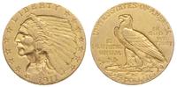 2 1/2 dolara 1911, Filadelfia, złoto 4.16 g, Fr.