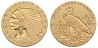 2 1/2 dolara 1913, Filadelfia, złoto 4.17 g, Fr.