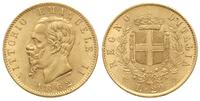20 lirów 1882/T, Turyn, złoto 6.43 g