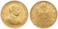 20 marek 1913, Berlin, Cesarz w mundurze, złoto 