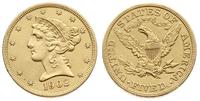 5 dolarów 1902, Filadelfia, złoto 8.29 g