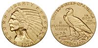 5 dolarów 1910, Filadelfia, złoto 8.36 g, bardzo