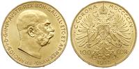 100 koron 1915, Wiedeń, "nowe bicie", złoto 33.8