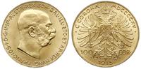 100 koron 1915, Wiedeń, "nowe bicie", złoto 33.8