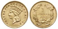 1 dolar 1856, Filadelfia, złoto 1.65 g, rzadki