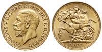 1 funt 1932/SA, Pretoria, złoto 7.99 g, Spink 40
