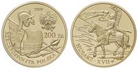 200 złotych 2009, Husarz XVII w., złoto 15.61 g,