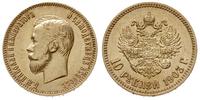 10 rubli 1903 (АР), Petersburg, złoto 8.59 g, Ka