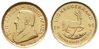 1/10 krügeranda 1991, złoto 3.40 g, Fr. B4