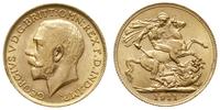 funt 1911, Londyn, złoto 8.02 g, pięknie zachowa