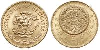 20 pesos 1959, Meksyk, złoto "900" 16.68 g, pięk